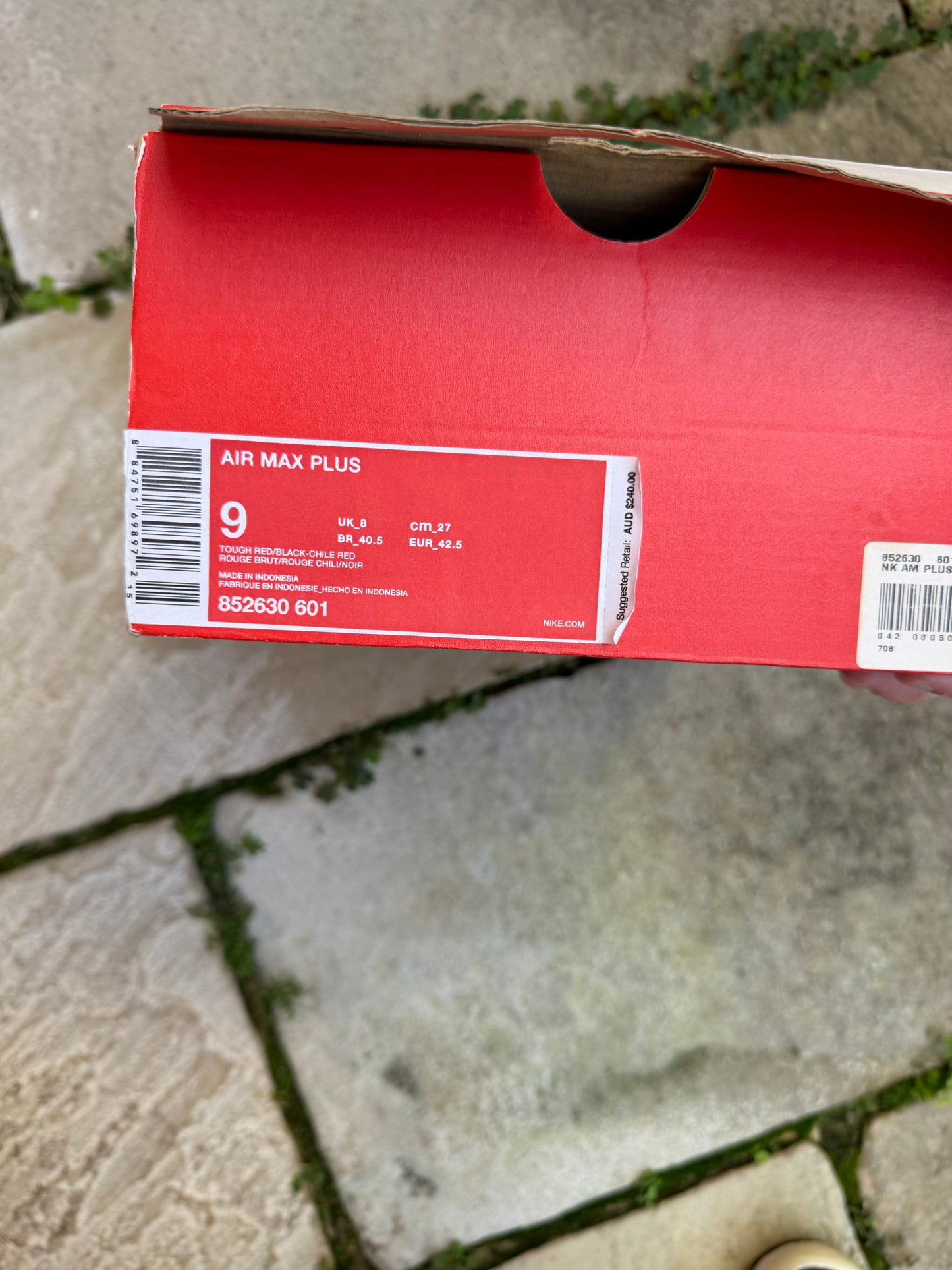 Nike Air Max Plus "Chile Red" US9 Men's