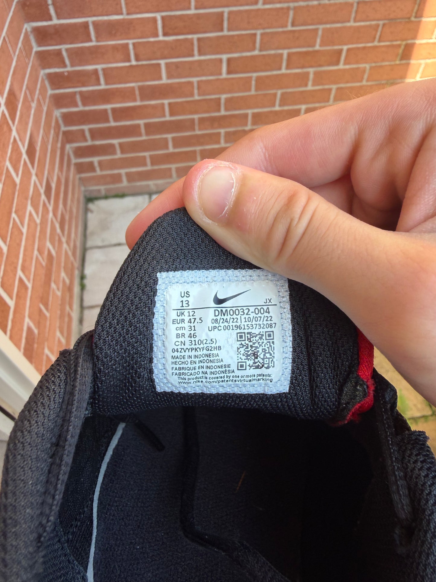 Nike Air Max Plus “Black University Red” US13 Men’s