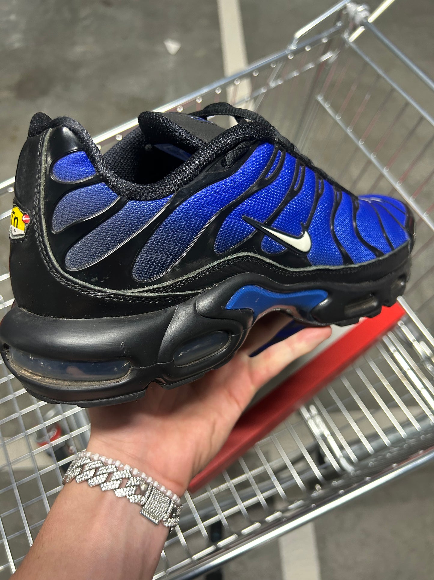 Nike Air Max Plus Premium Black Racer Blue Men’s US10.5