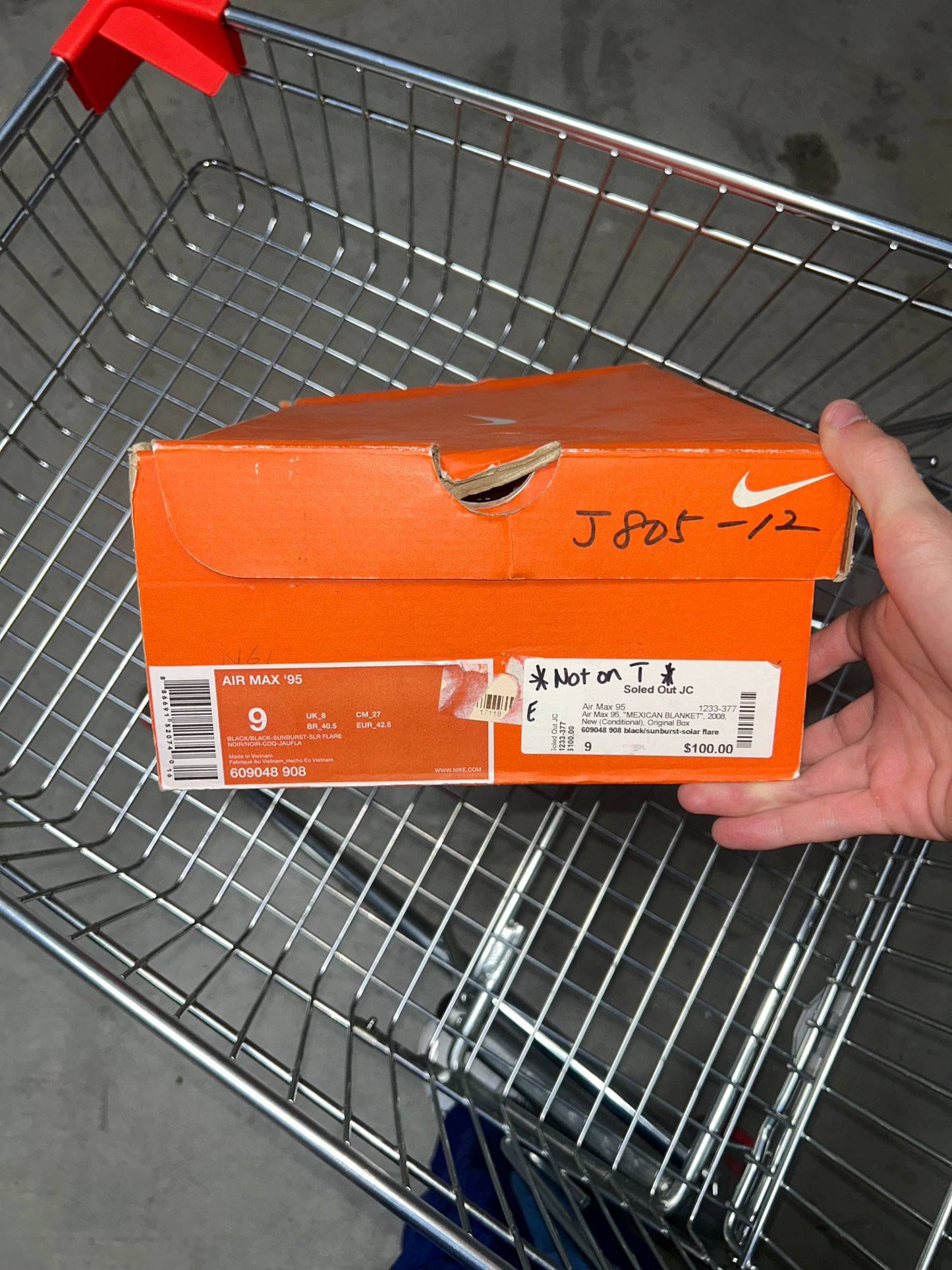 Nike Air Max 95 Turquoise Pack (2007) US9 men’s