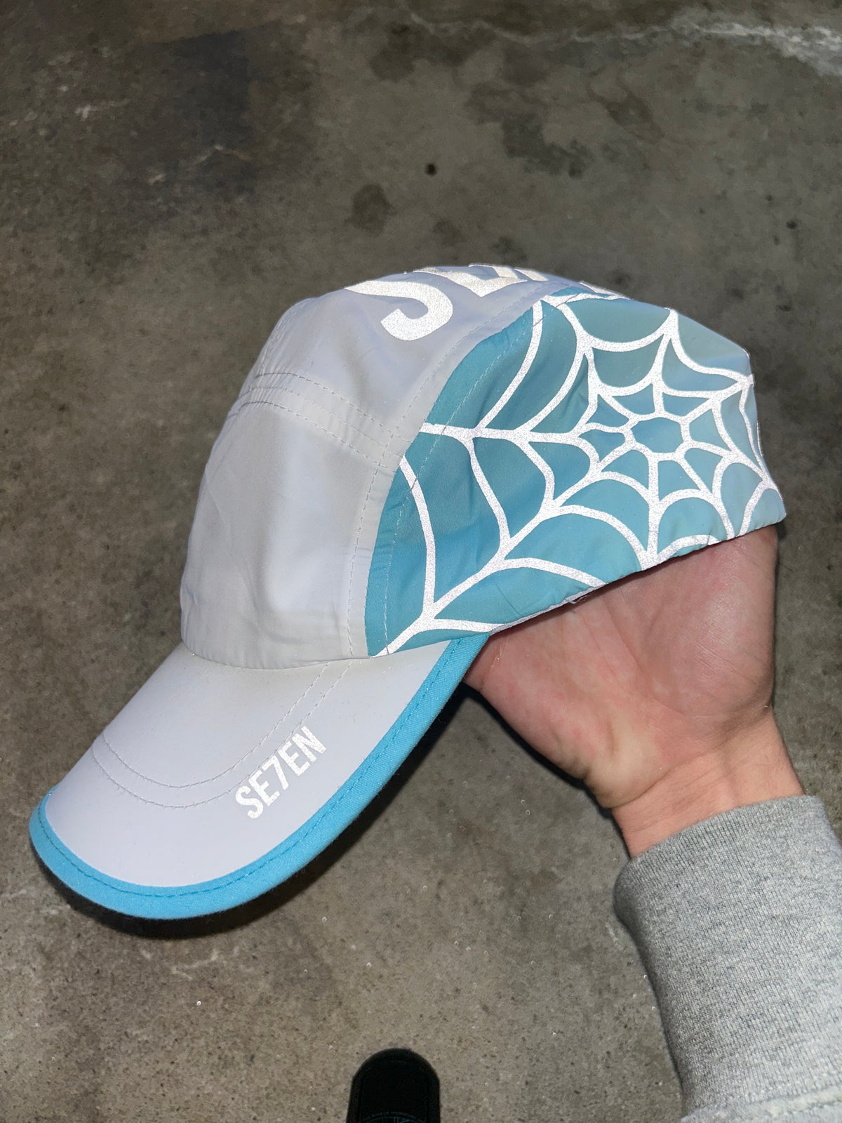 SE7EN Blue Web Hat