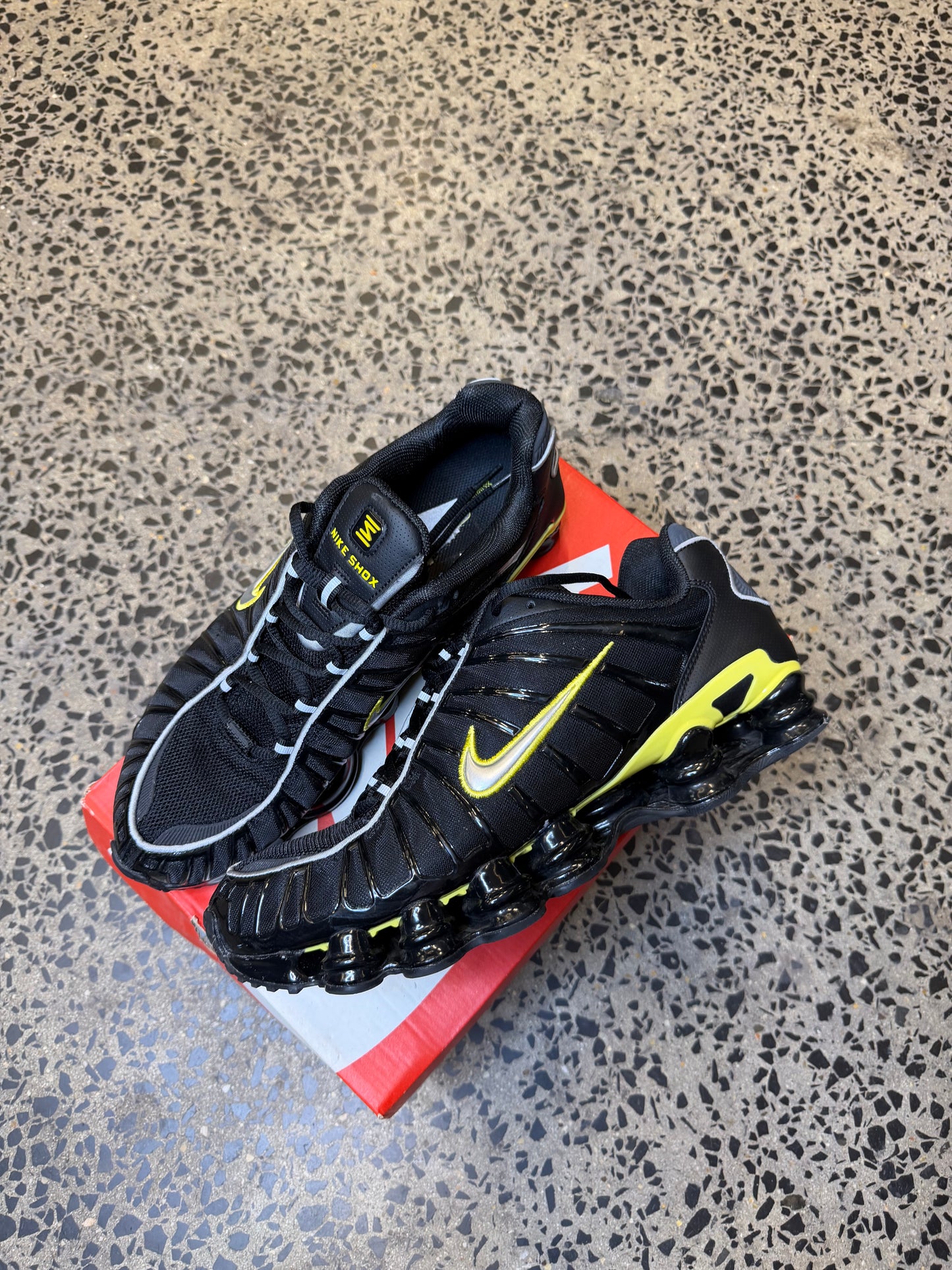 Nike Shox TL Black/Yellow US12 Men's