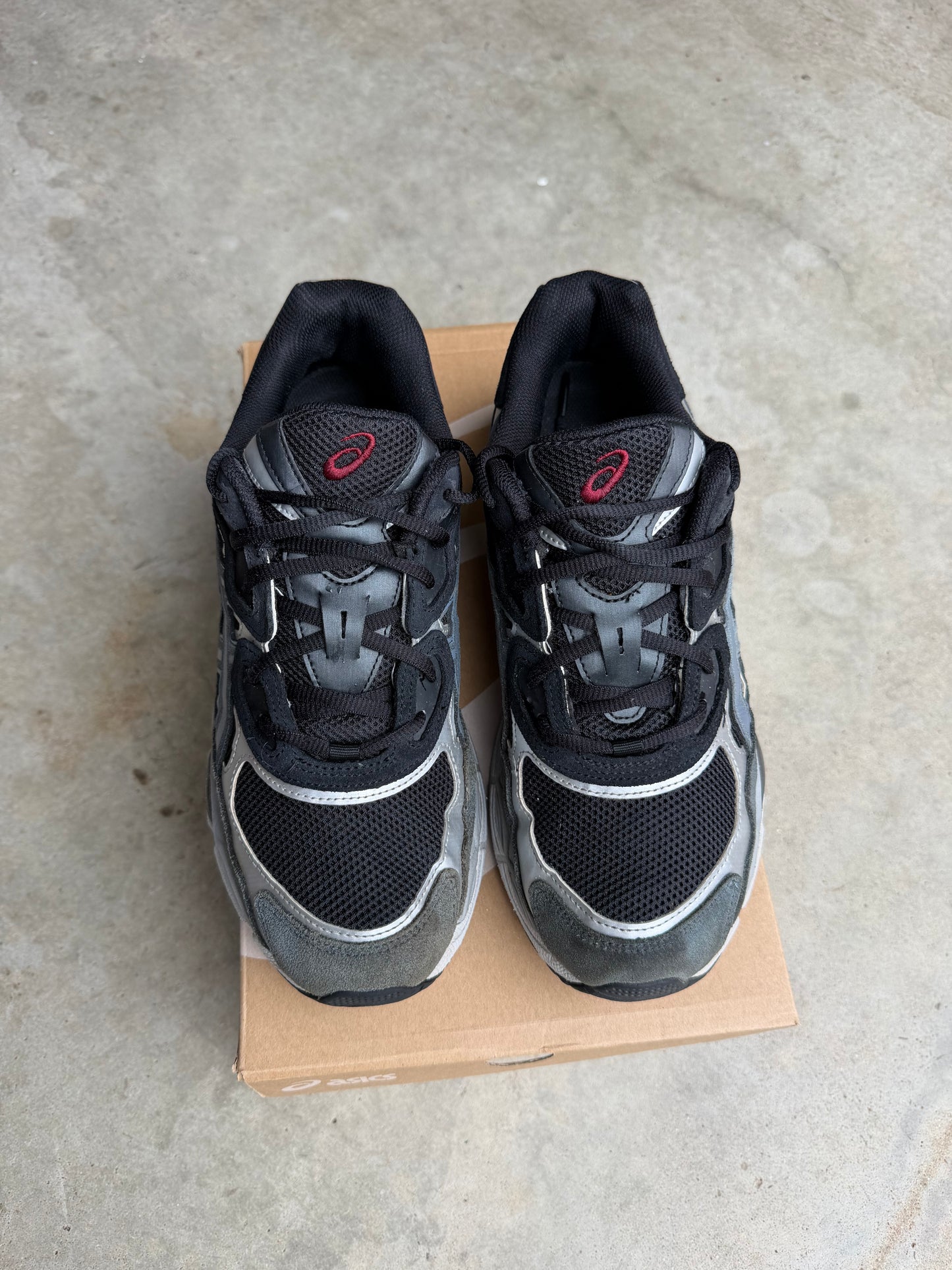 ASICS GEL NYC Black Fjord Grey US9 Men’s
