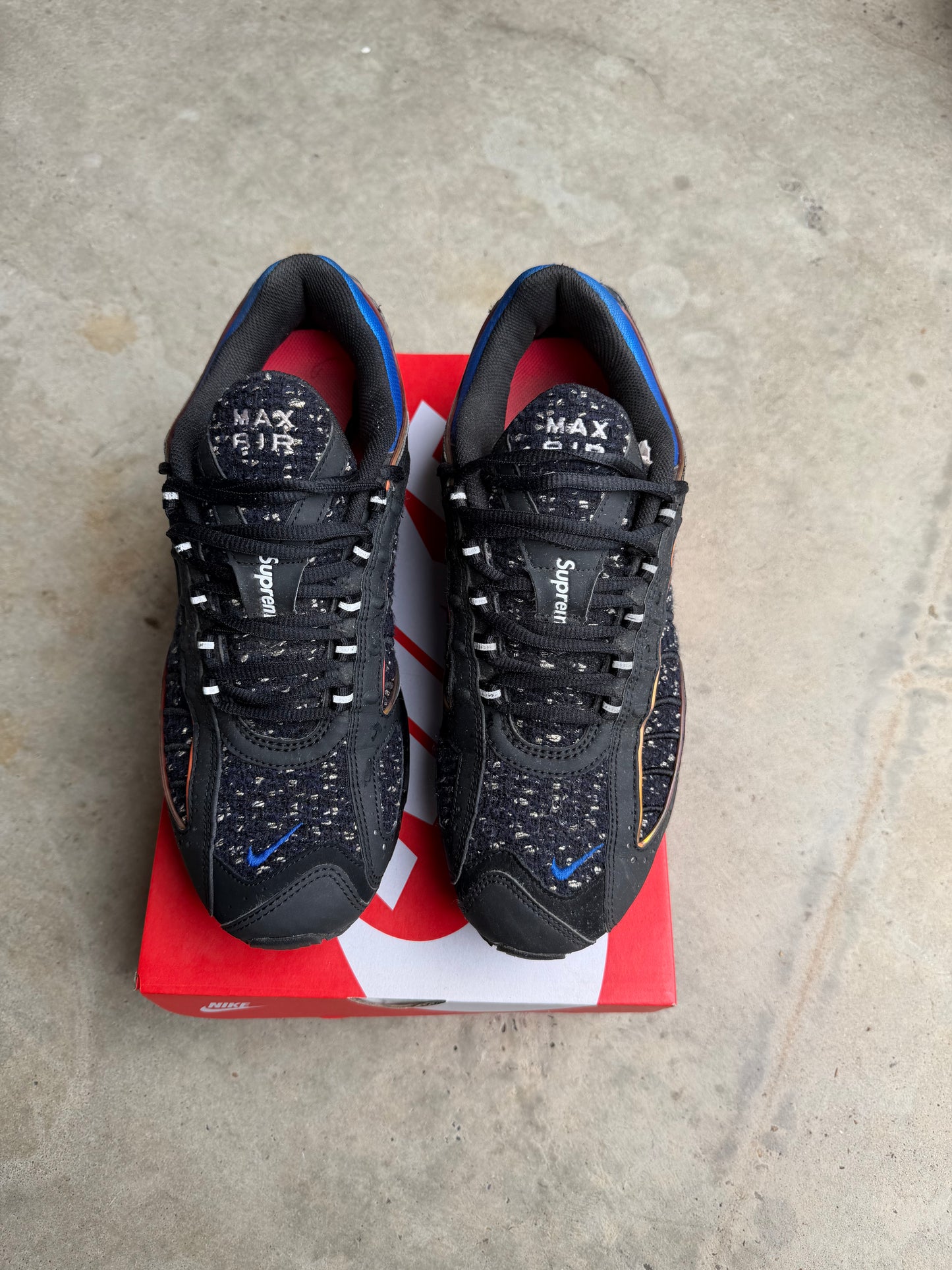 Nike Air Max Tailwind 4 Supreme Black US11 Men’s