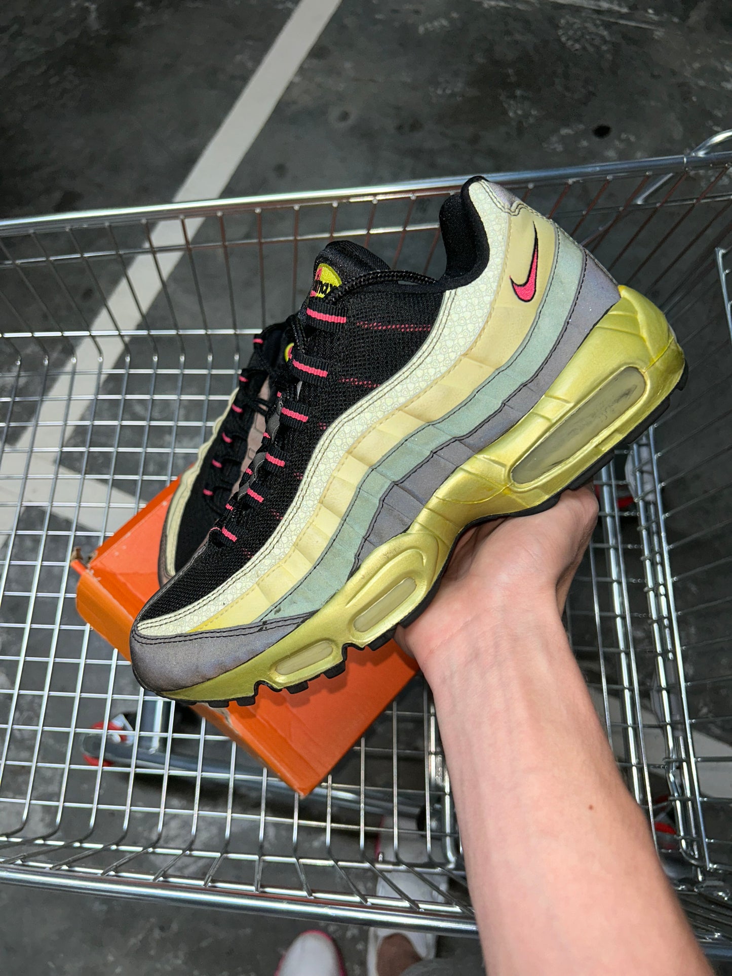 Nike Air Max 95 Premium Black Flamingo Pilgrim (2007) US9 Men’s