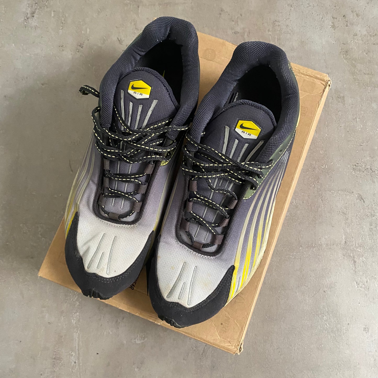 Nike Air Max Plus 2 "DARK CHARCOAL/DANDELION-NEUTRAL GREY" (1999) US9.5 Men's